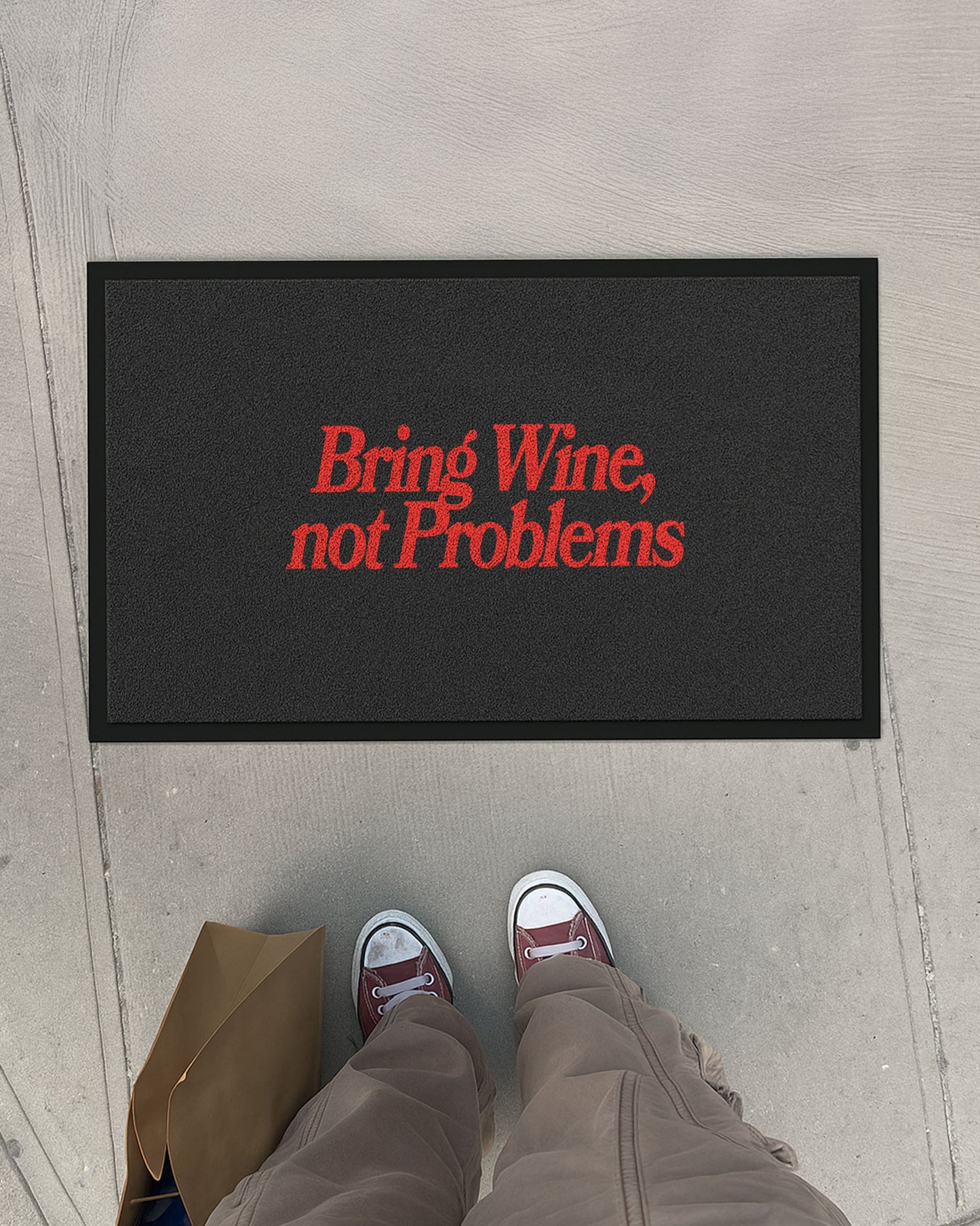 Doormat – Bring Wine, Not Problems