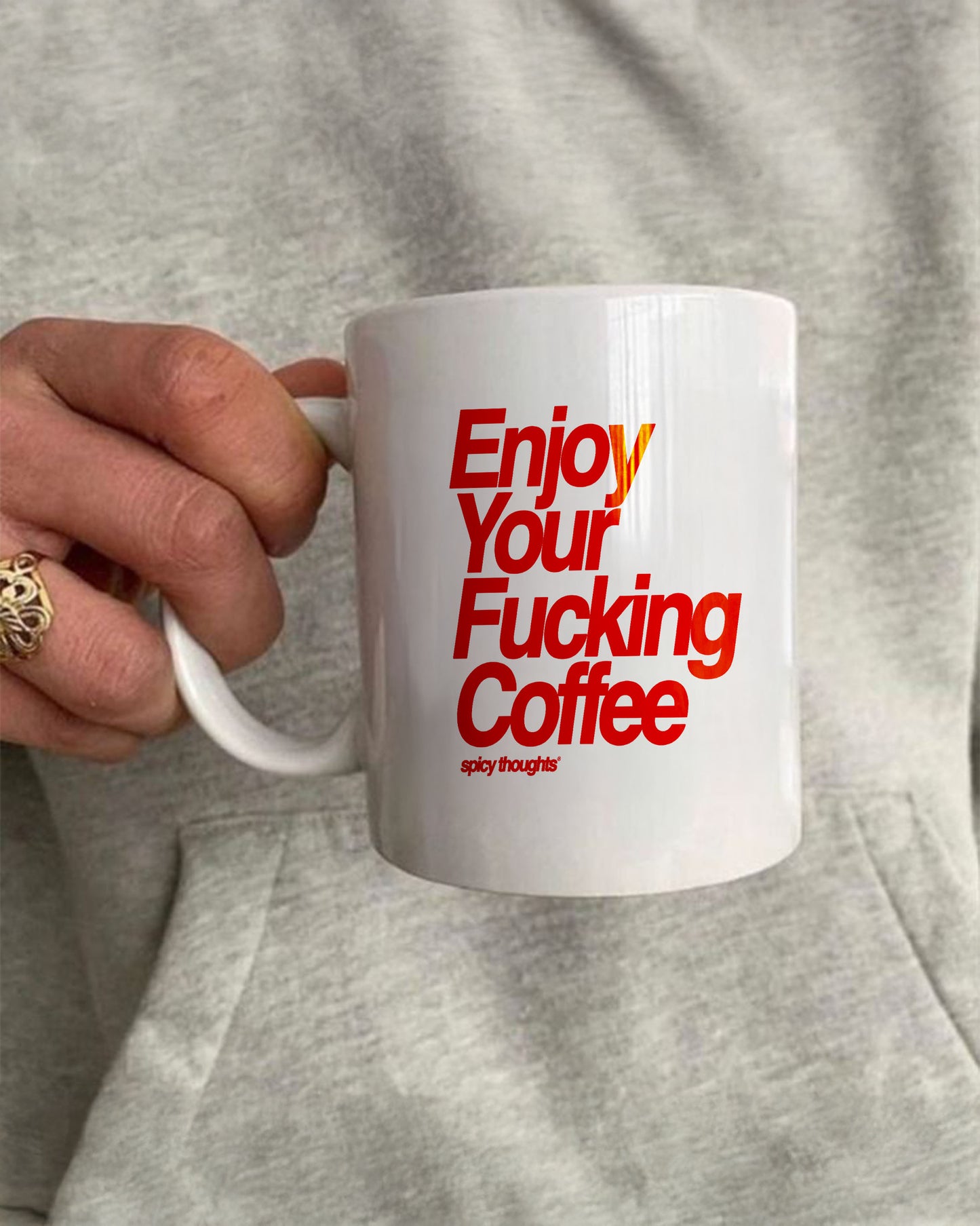 Ceramic Cup - Enjoy Your Fucking Coffee