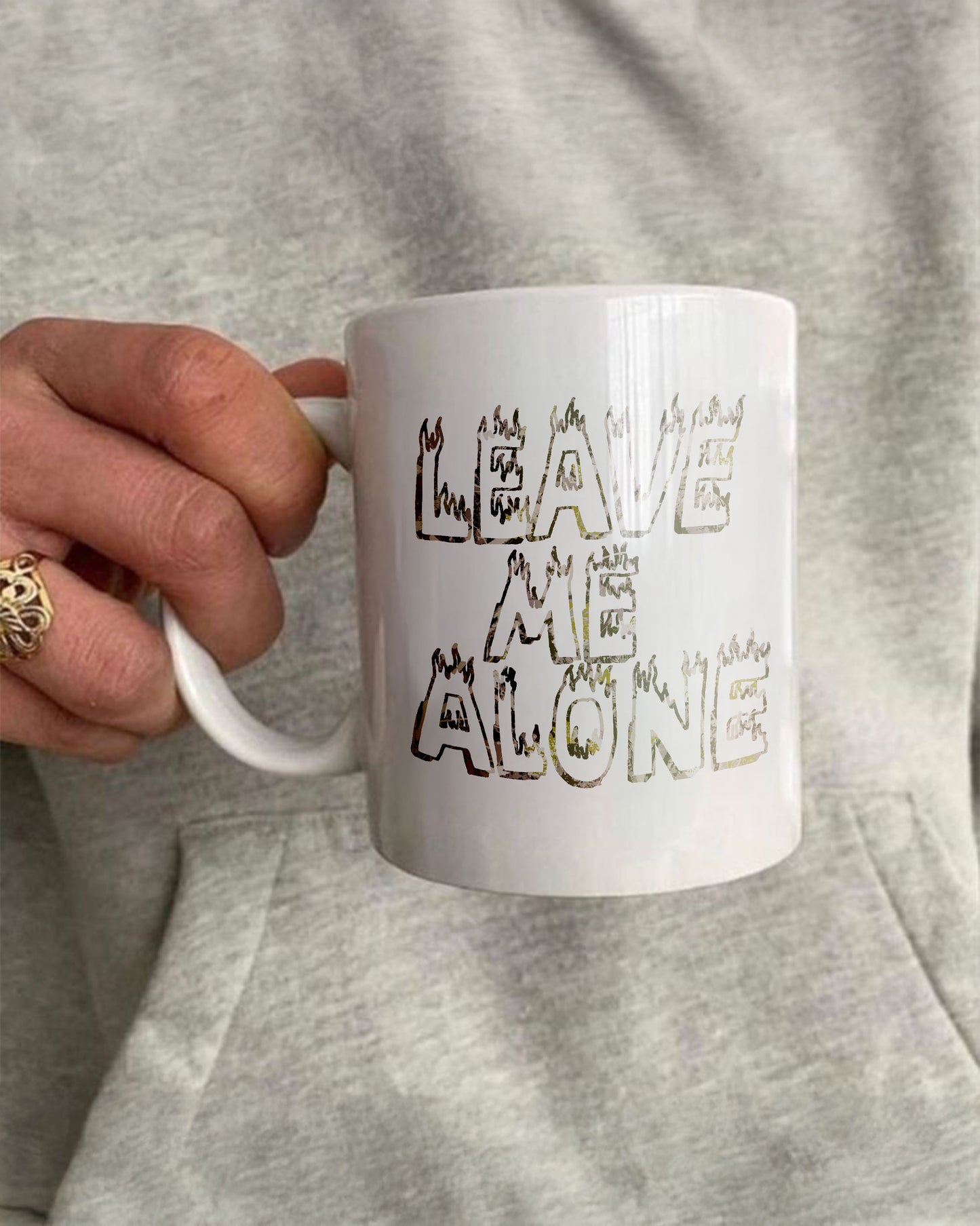 Ceramic Cup - Leave Me Alone