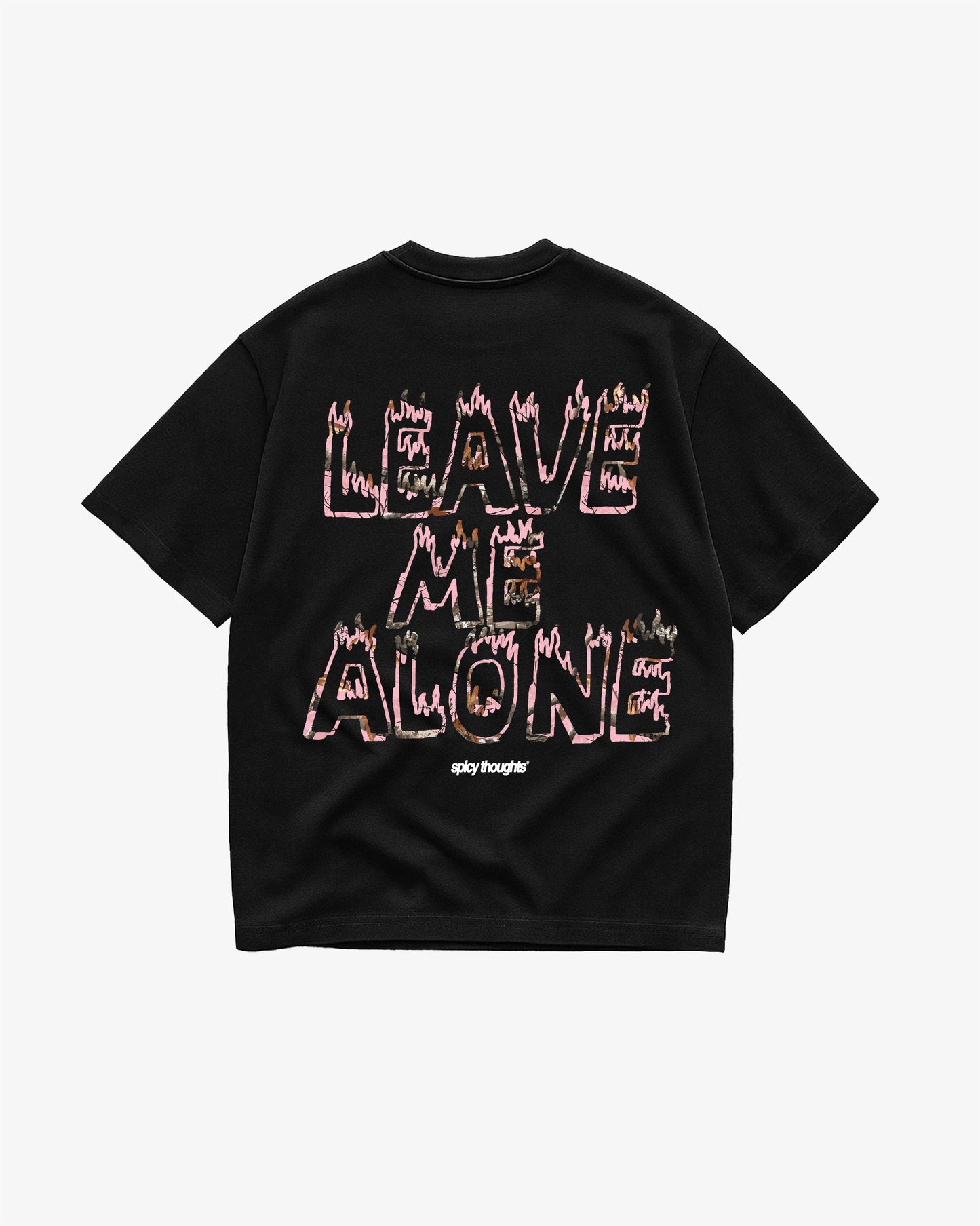 Heavy Oversized Tee - Leave Me Alone