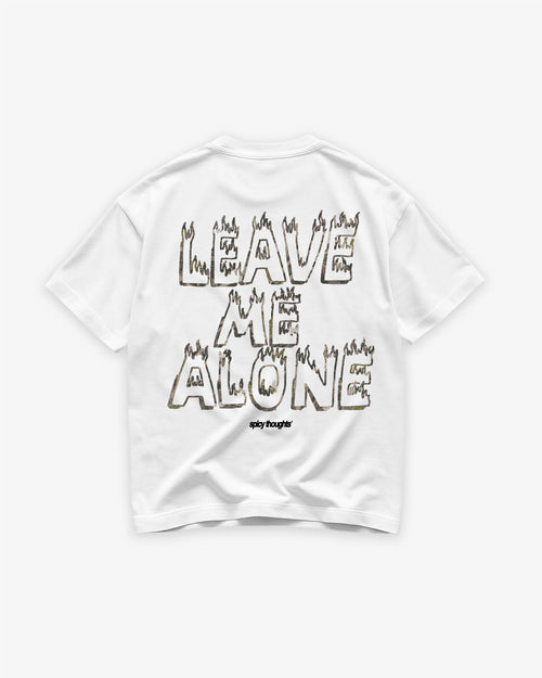 Heavy Oversized Tee - Leave Me Alone