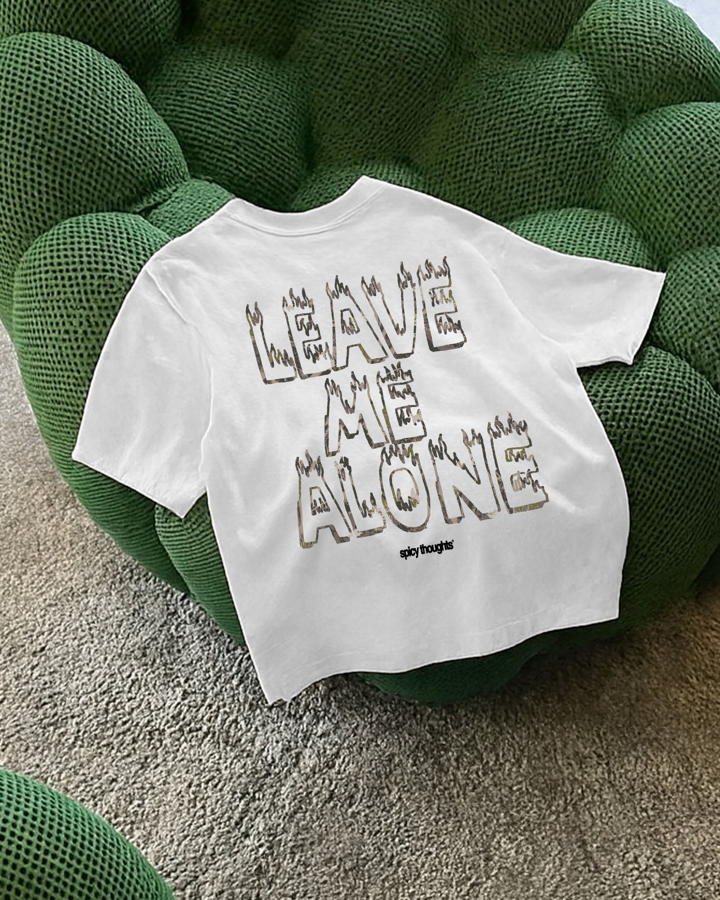 Heavy Oversized Tee - Leave Me Alone