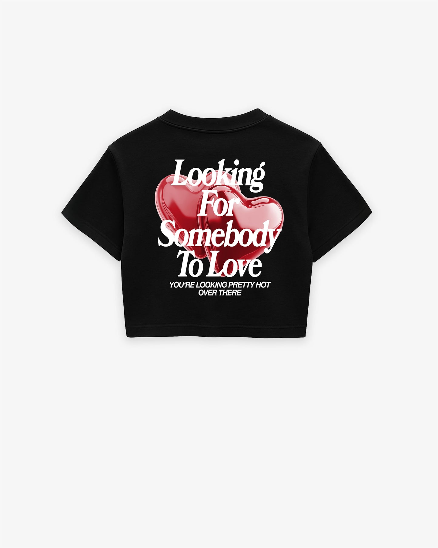 Oversize Cropped Tee - Looking For Somebody To Love