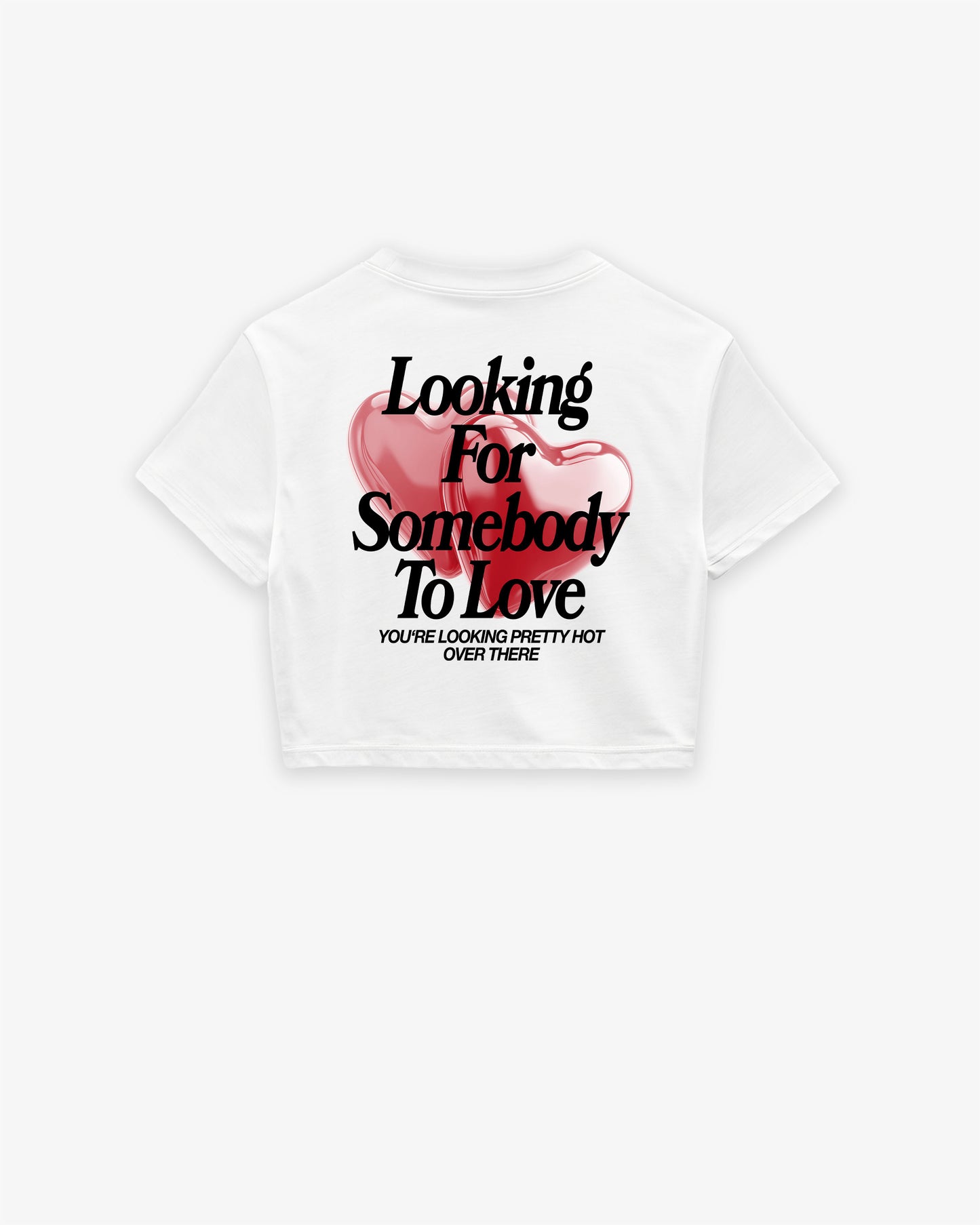 Oversize Cropped Tee - Looking For Somebody To Love