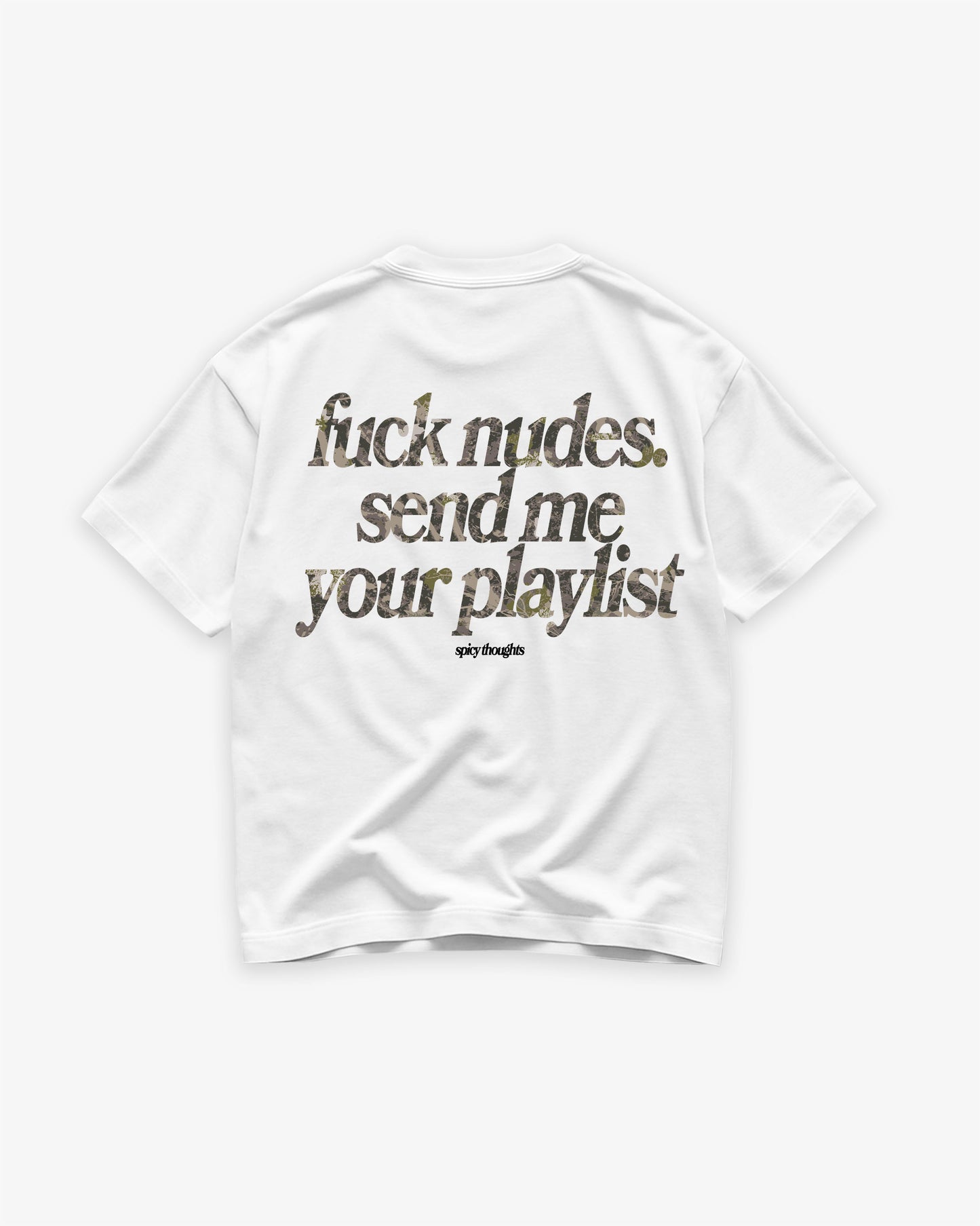 Heavy Oversized Tee - Send Me Your Playlist