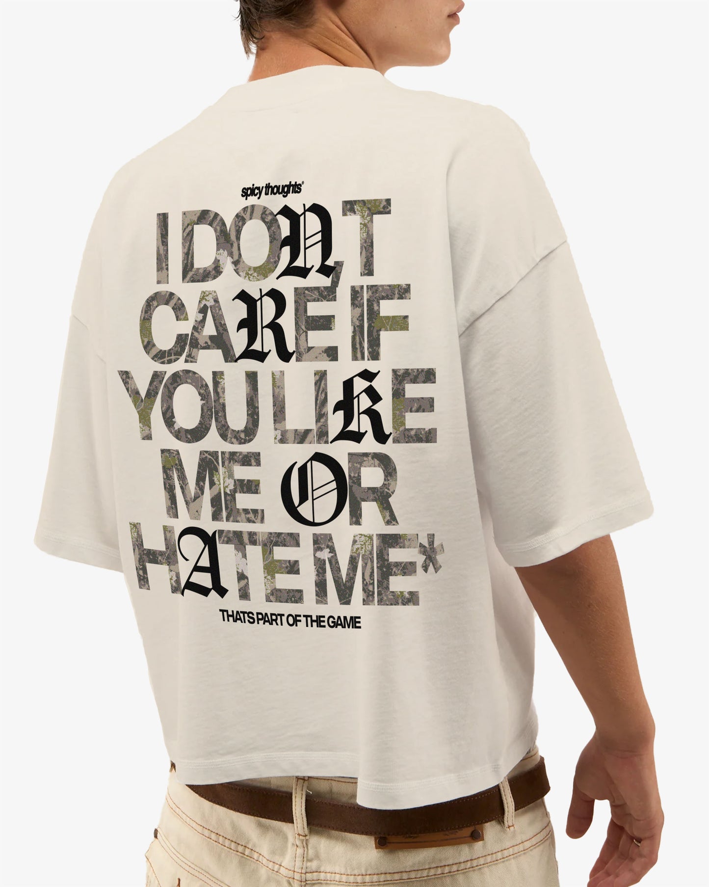 Heavy Oversized Tee - I Don’t Care