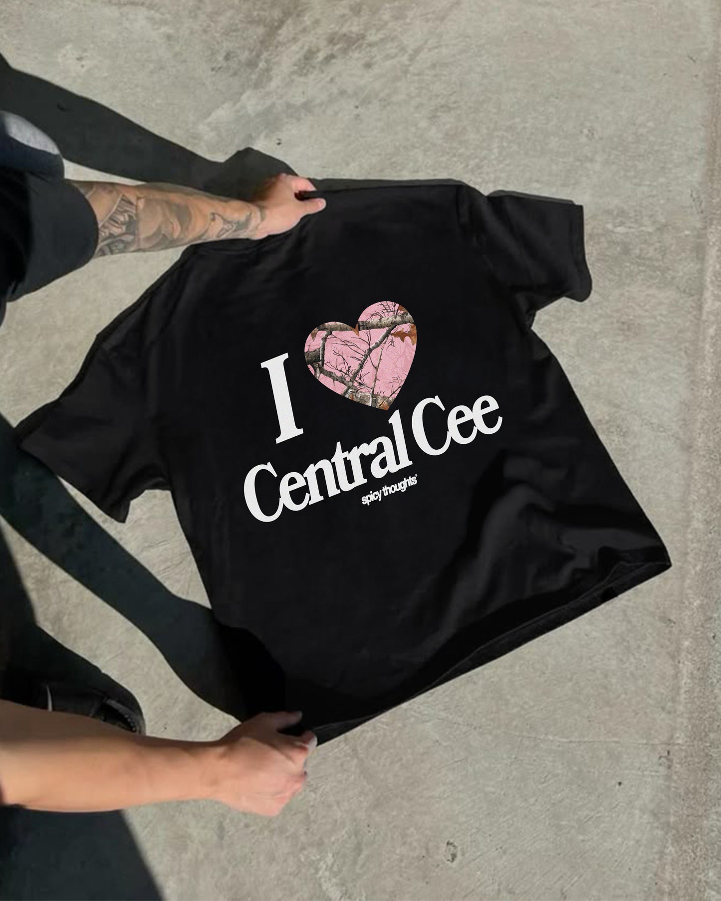 Heavy Oversized Tee - I ❤️ Central Cee