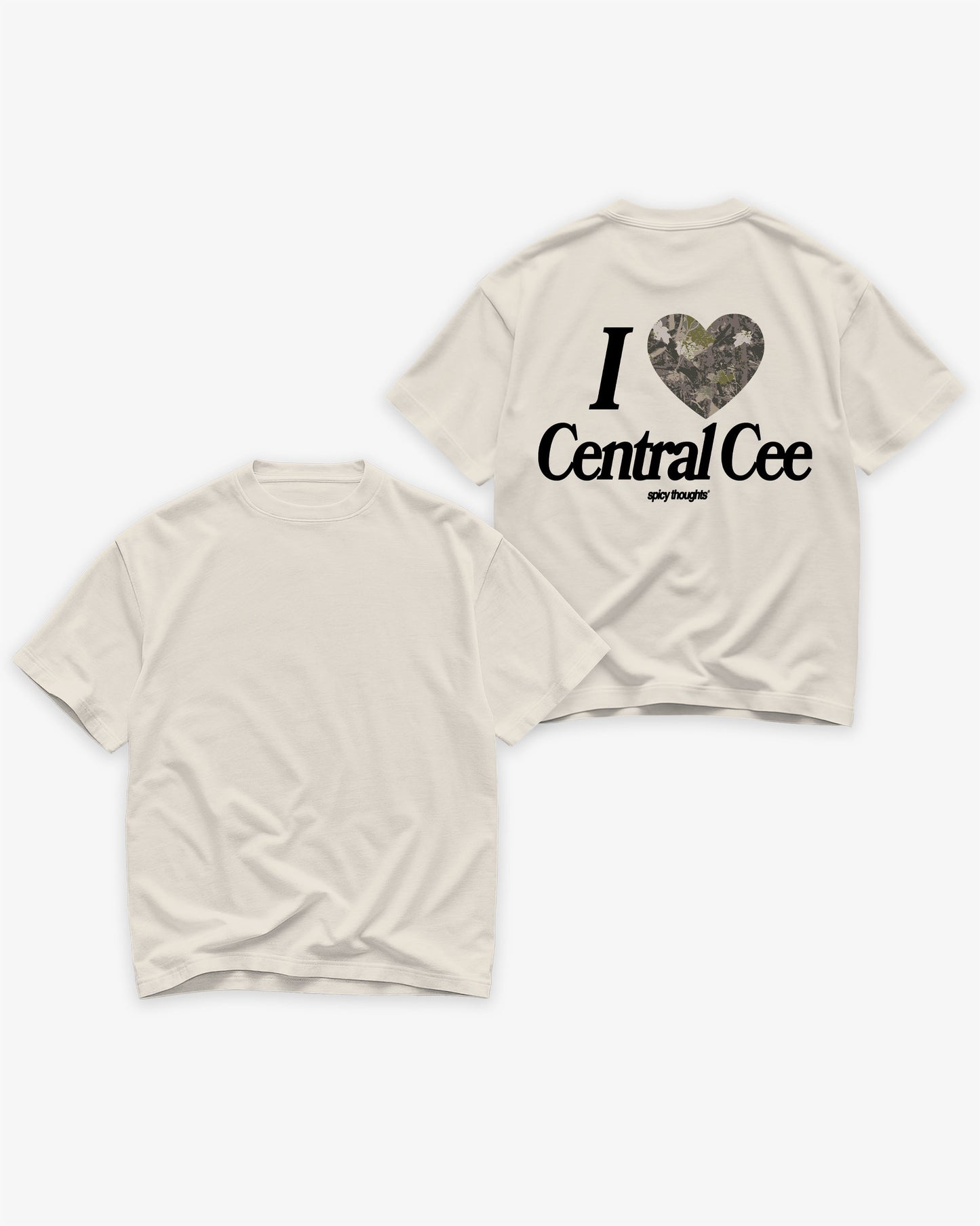 Heavy Oversized Tee - I ❤️ Central Cee