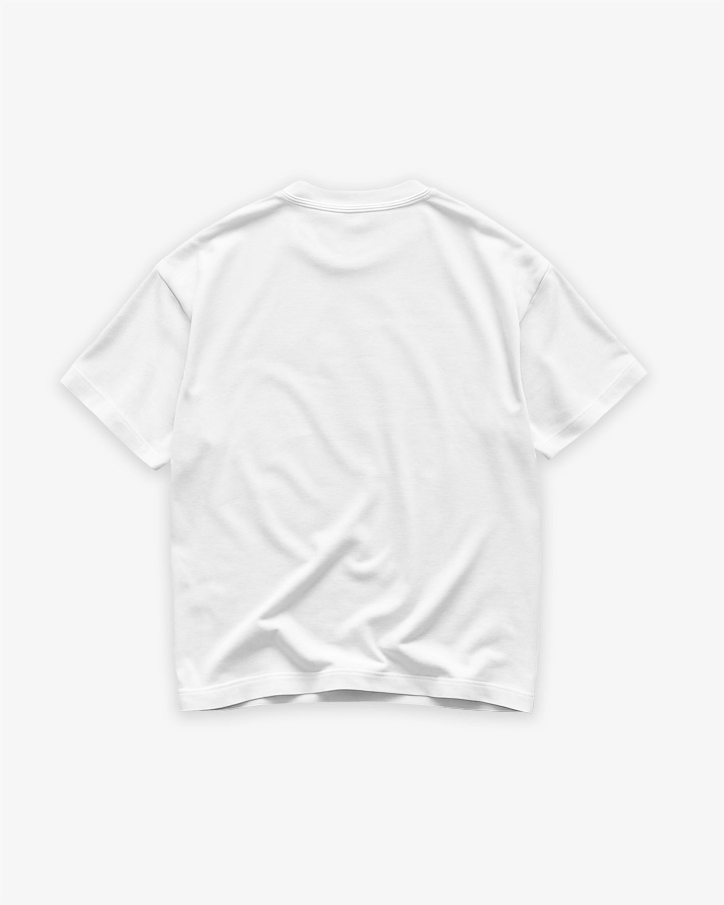 Heavy Oversized Tee White - Small Boobs, Big Dreams