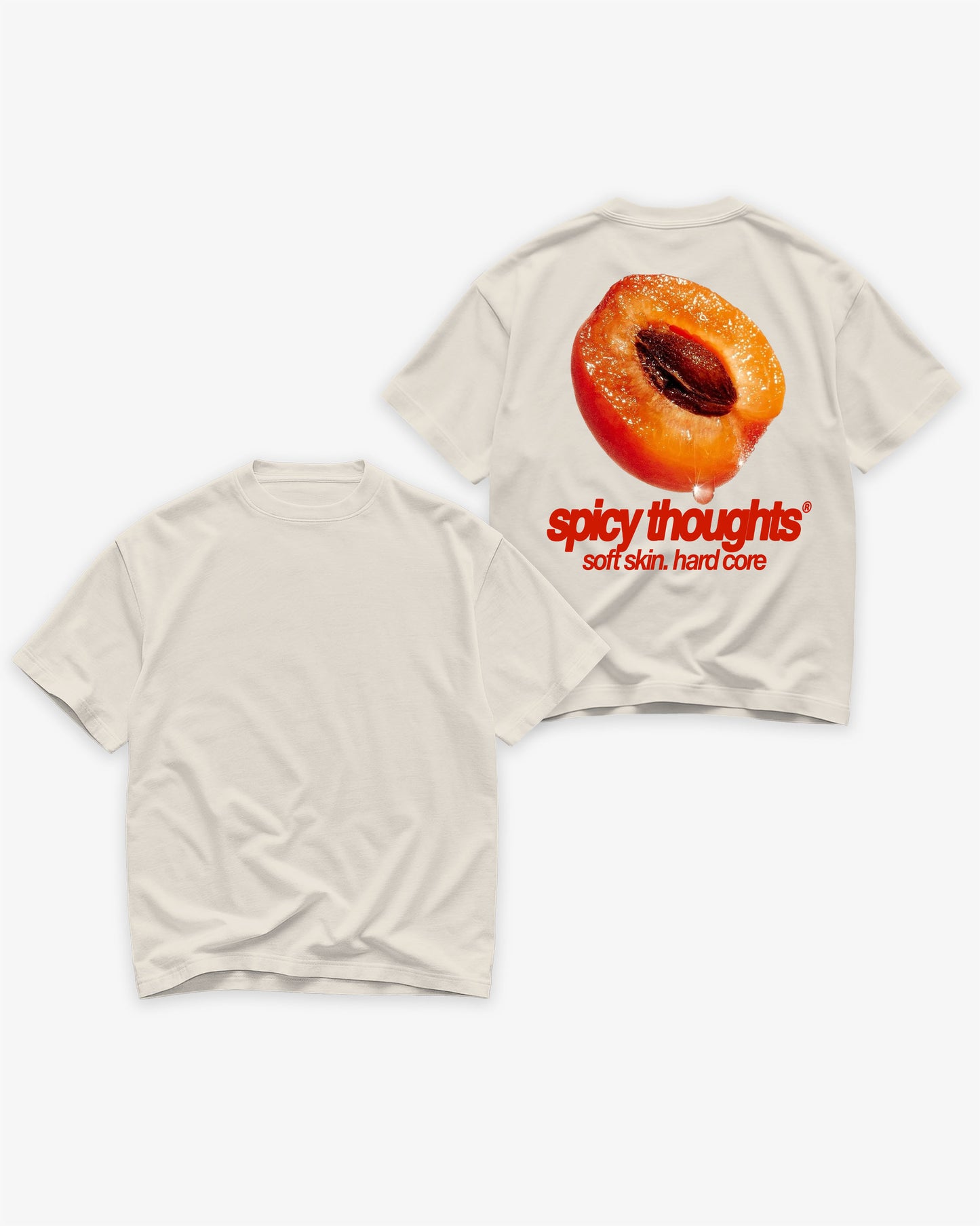 Heavy Oversized Tee - Soft Skin. Hard Core