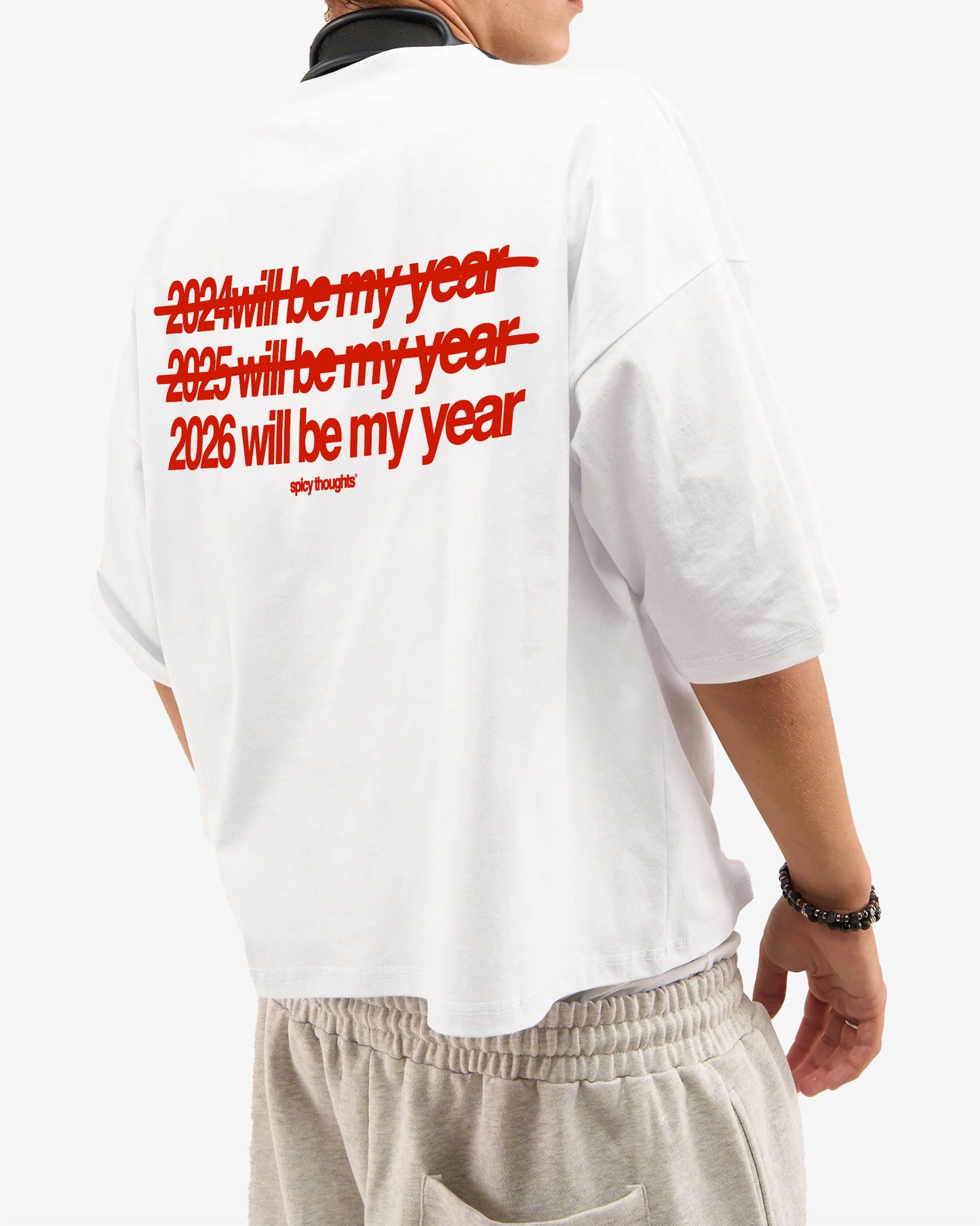 Heavy Oversized Tee - 2026 Will Be My Year