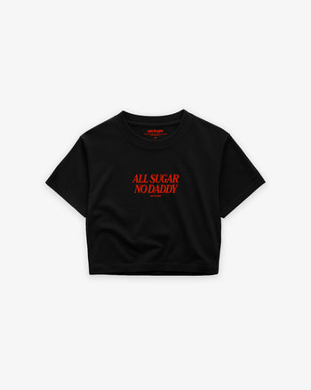 Oversize Cropped Tee - All Sugar No Daddy
