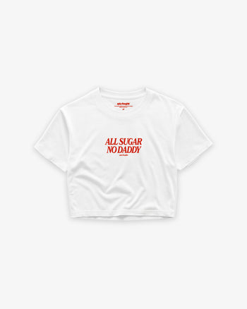 Oversize Cropped Tee - All Sugar No Daddy