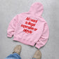 Oversized Hoodie - All I Want Is Illegal, Expensive or Blonde
