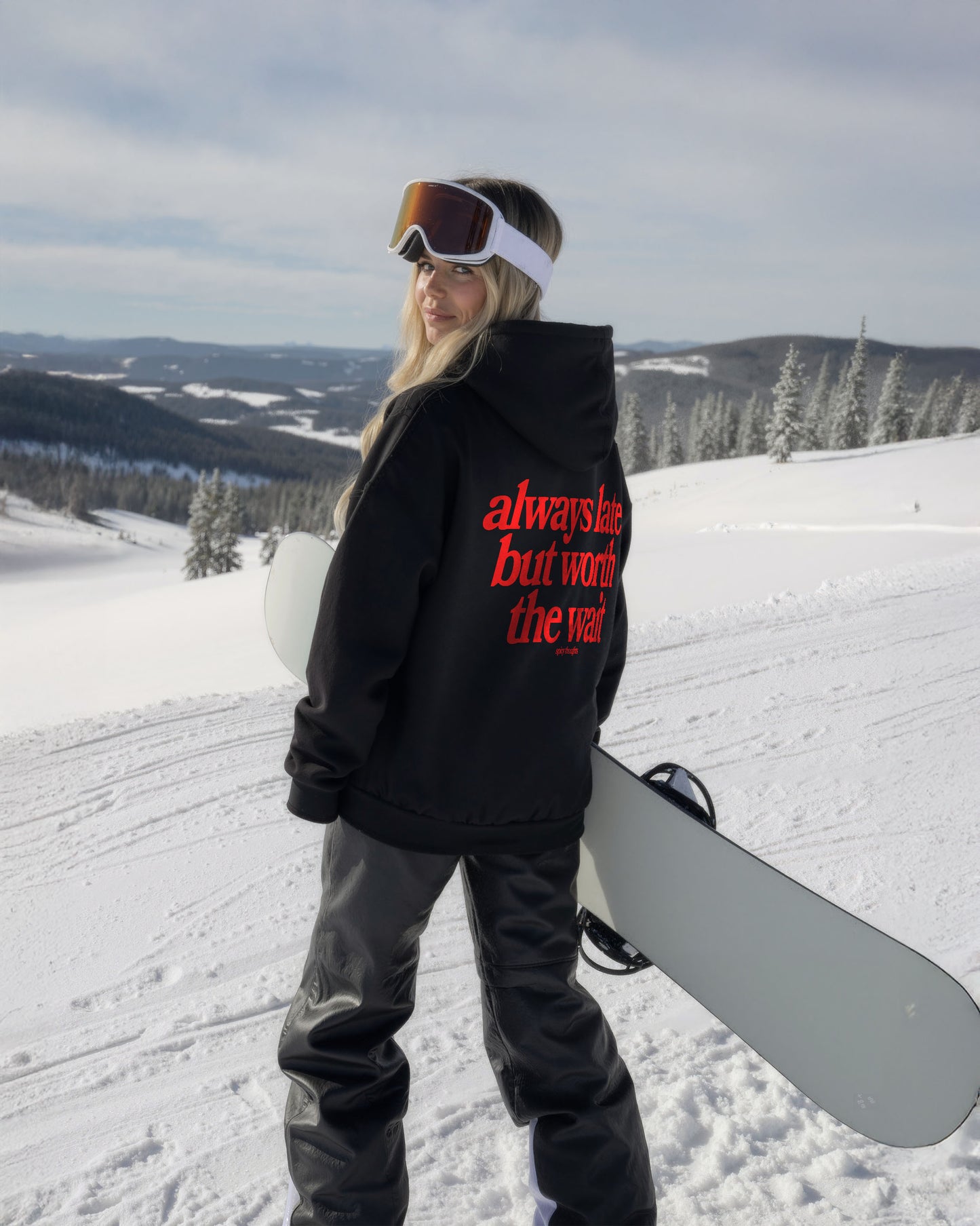 Oversized Hoodie - Always Late