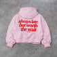 Oversized Hoodie - Always Late