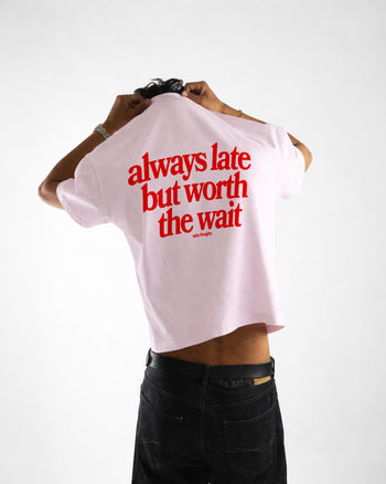 Heavy Oversized Tee - Always Late