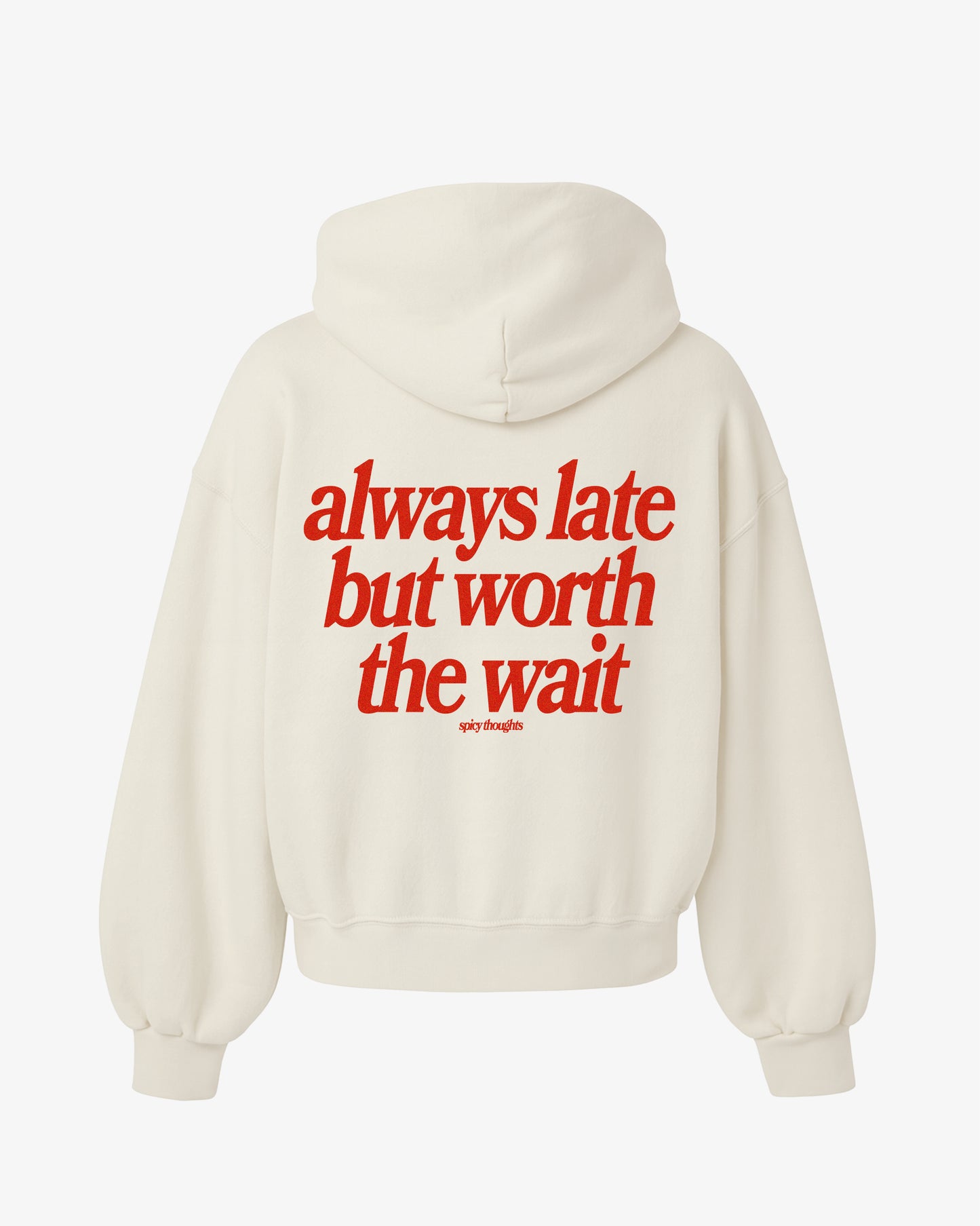 Oversized Hoodie Black - Always Late