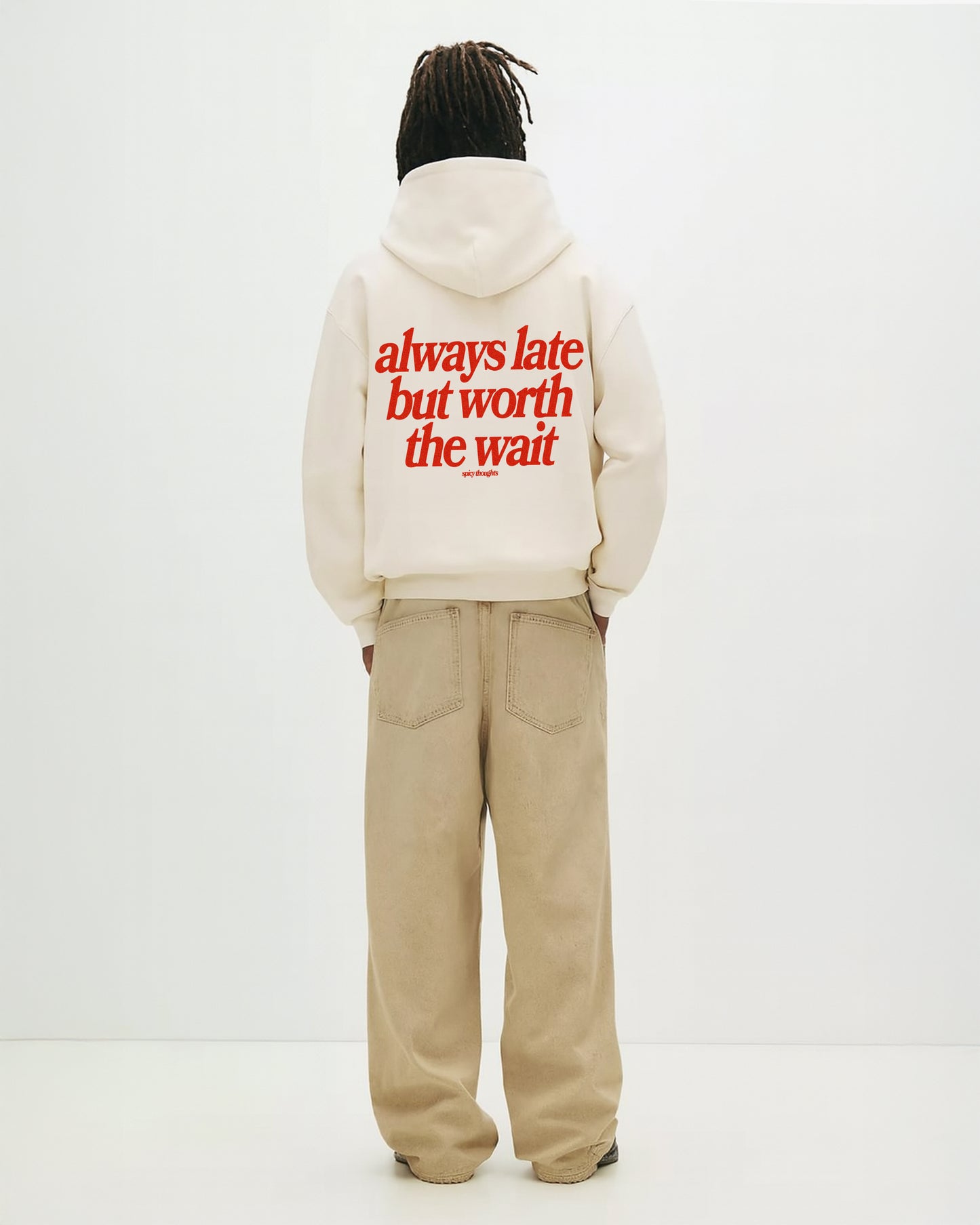 Oversized Hoodie Black - Always Late
