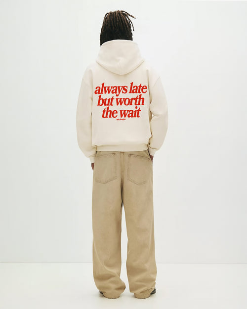 Oversized Hoodie Black - Always Late