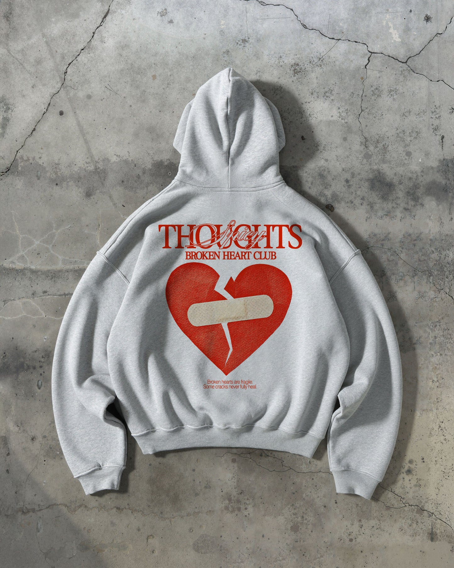 Oversized Hoodie - Broken Heart Club