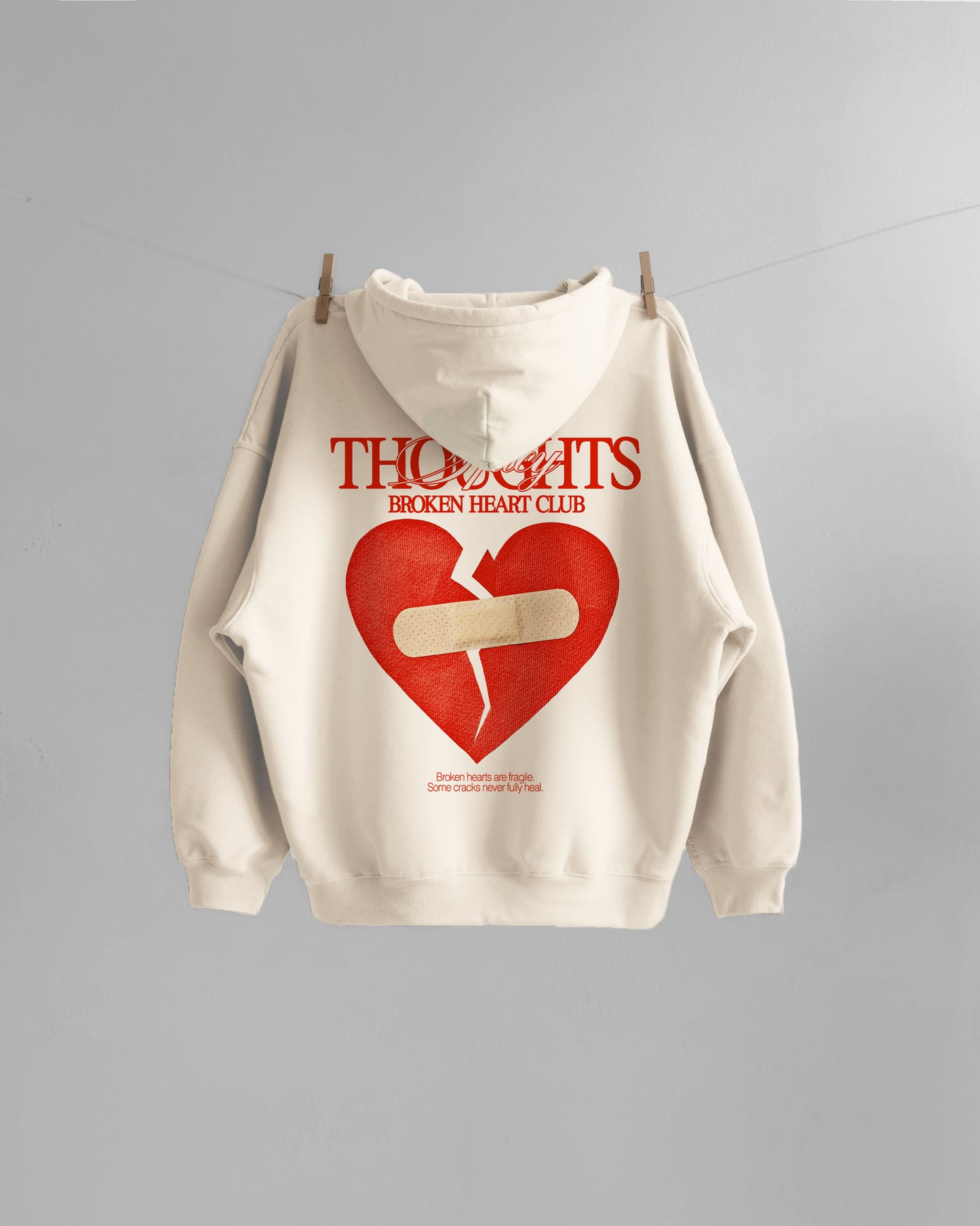 Oversized Hoodie - Broken Heart Club