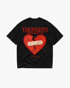 Heavy Oversized Tee - Broken Heart Club