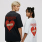 Heavy Oversized Tee - Broken Heart Club