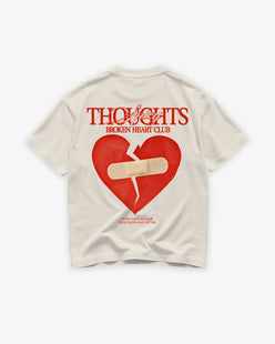 Heavy Oversized Tee - Broken Heart Club