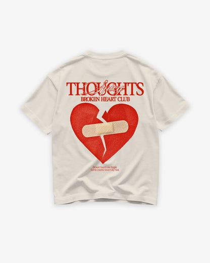 Heavy Oversized Tee - Broken Heart Club