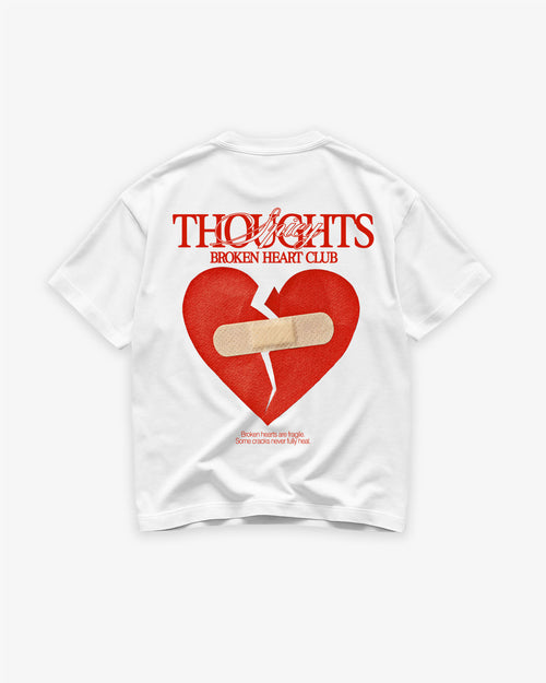 Heavy Oversized Tee - Broken Heart Club