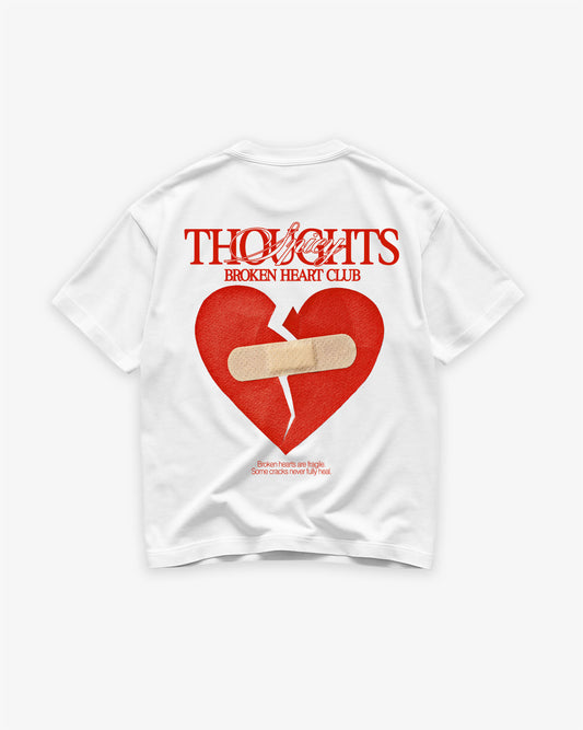 Heavy Oversized Tee - Broken Heart Club