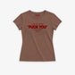 Fitted Tee Girls - Can you see the “Fuck You” in my smile