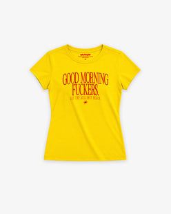 Fitted Tee Girls - Good Morning Fuckers