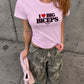 Fitted Tee Girls - I Love Big Biceps