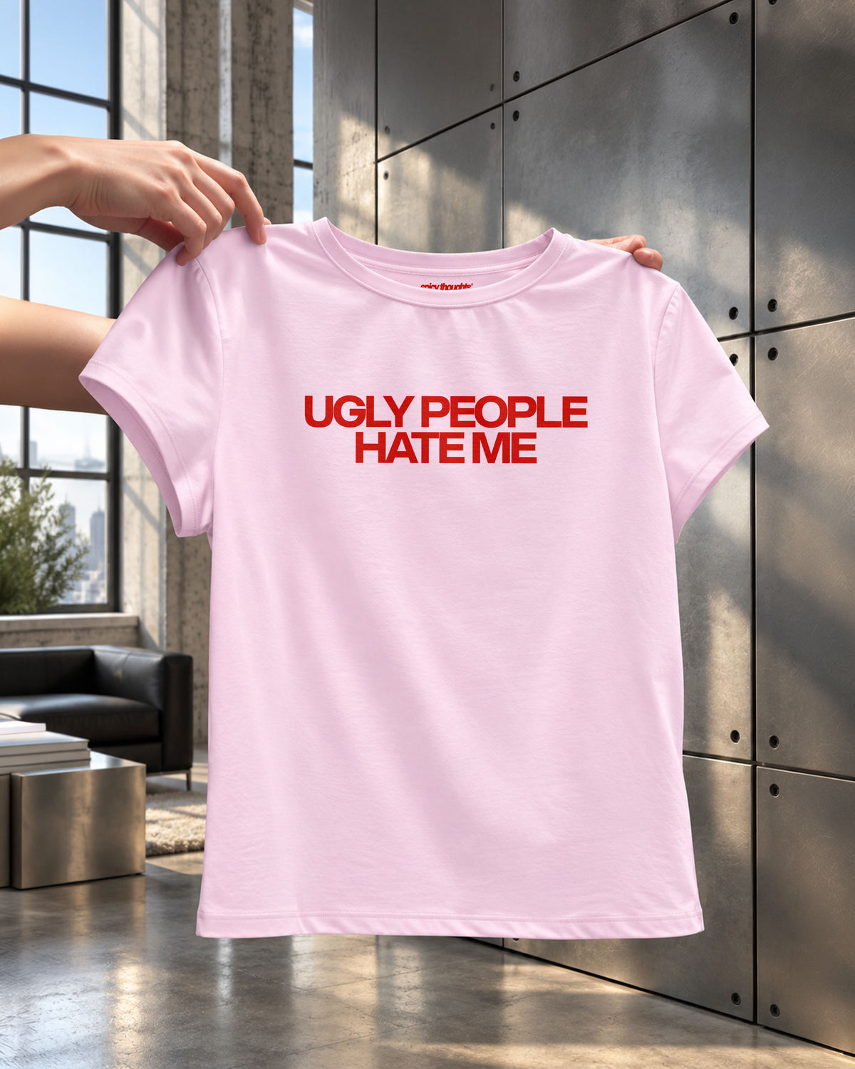Baby Tee Girls - Ugly People Hate Me