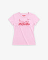 Baby Tee Girls - No Bra Club Flame
