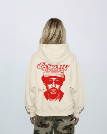 Oversized Hoodie - Love is more powerful than hate