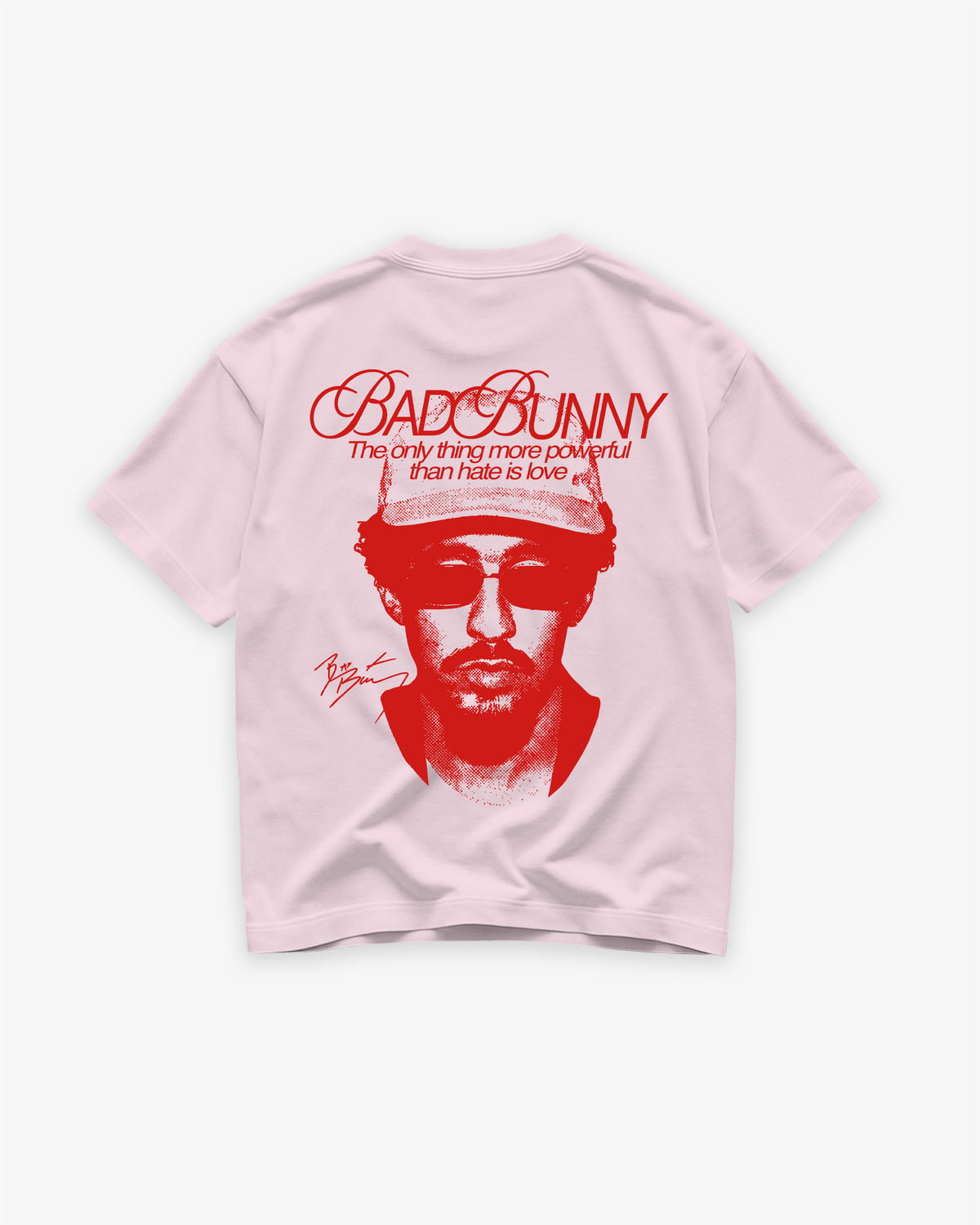 Heavy Oversized Tee - Love is more powerful than hate