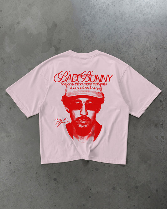 Heavy Oversized Tee - Love is more powerful than hate