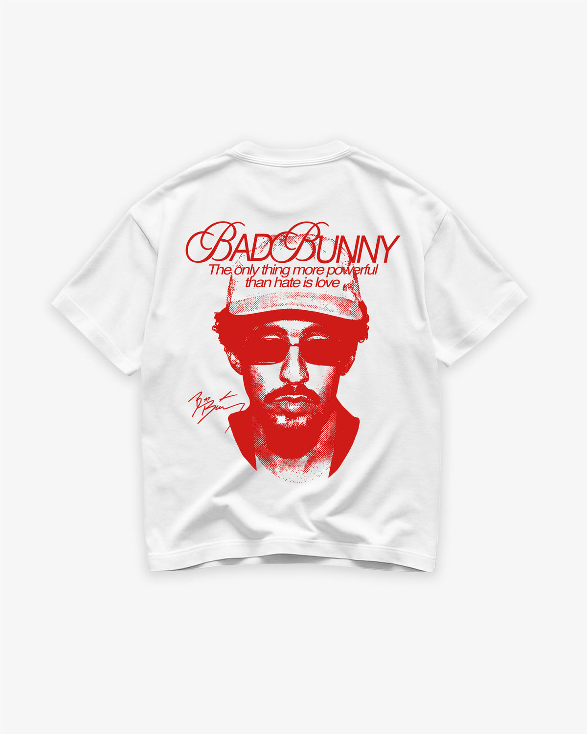Heavy Oversized Tee - Love is more powerful than hate
