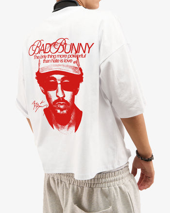 Heavy Oversized Tee - Love is more powerful than hate