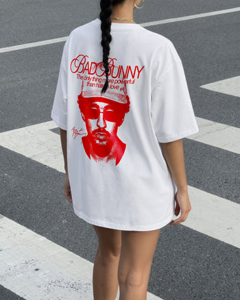 Heavy Oversized Tee - Love is more powerful than hate