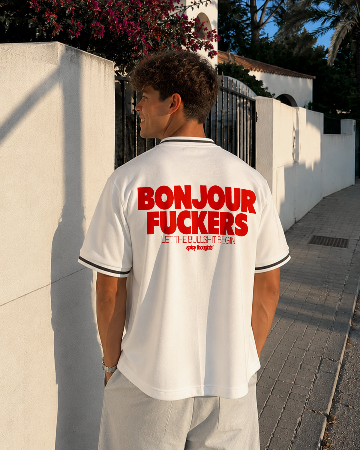 Baseball Shirt - Bonjour Fuckers
