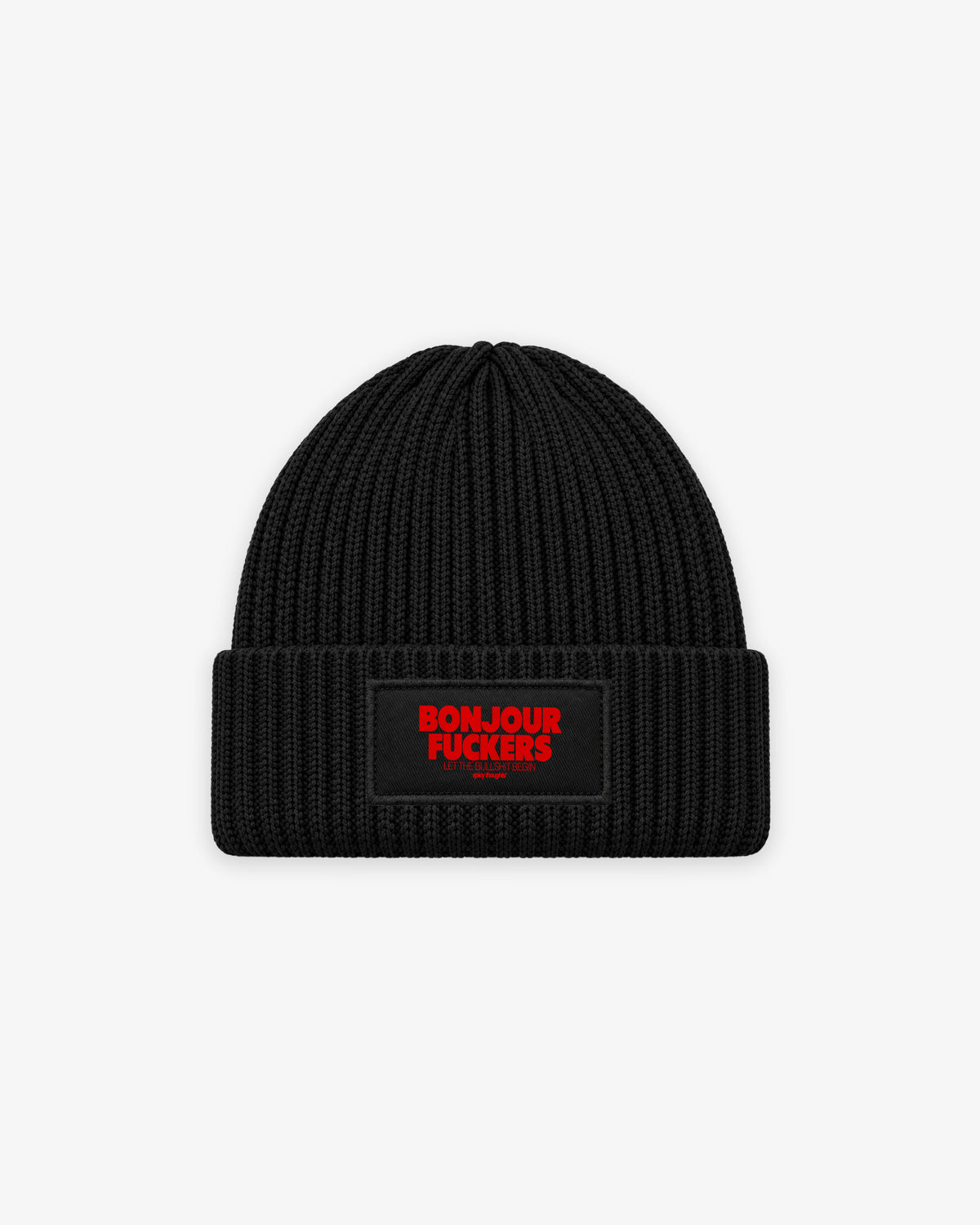Beanie Patch - Bonjour Fuckers