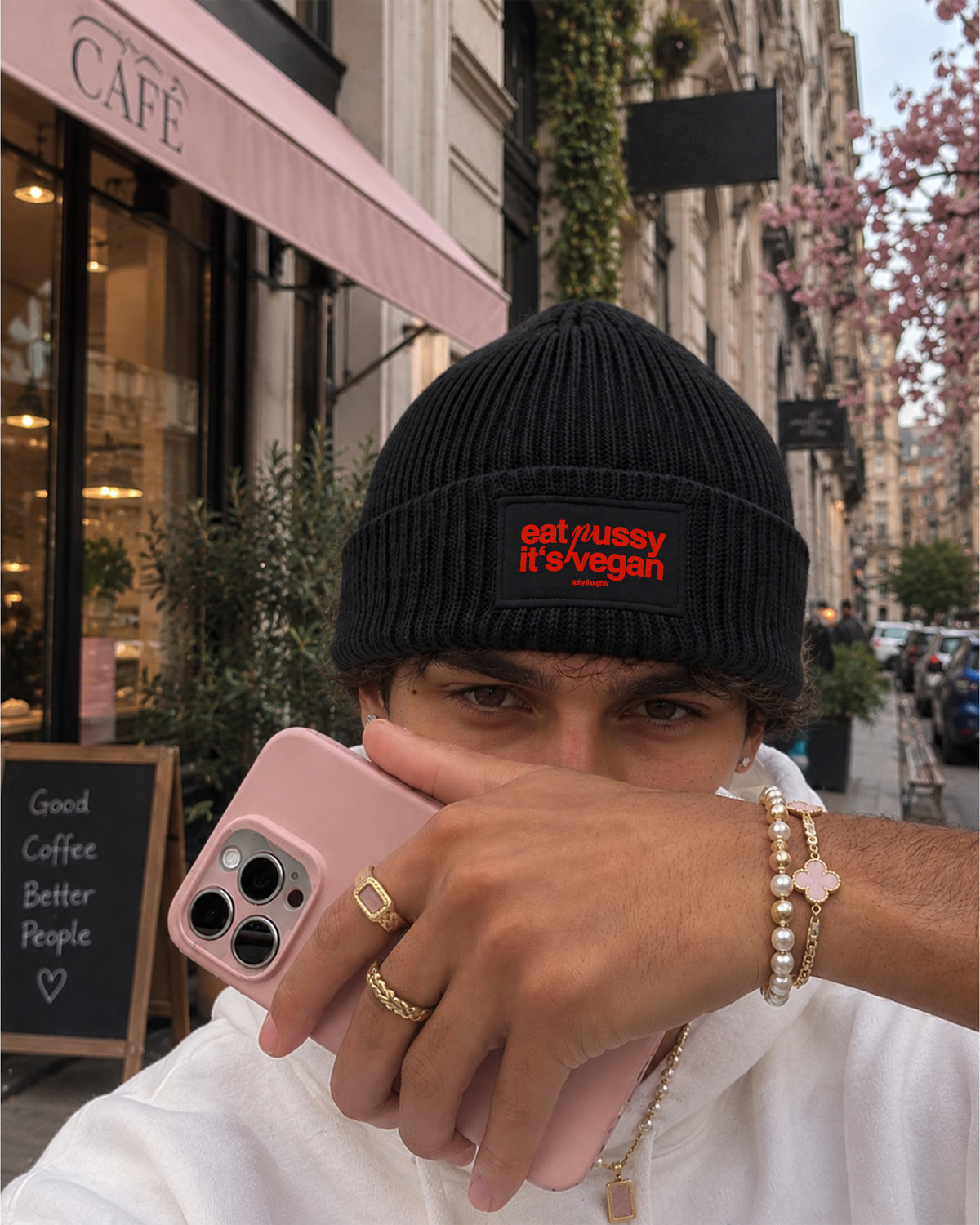 Beanie Patch - Eat Pussy It’s Vegan