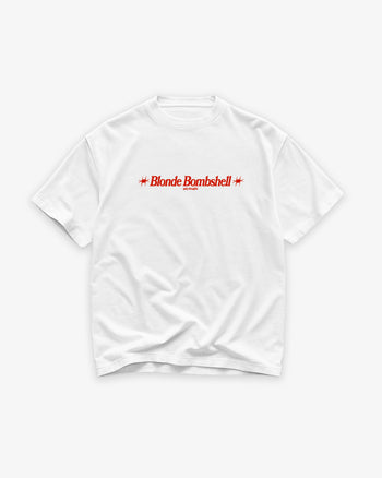 Heavy Oversized Tee - Blonde Bombshell