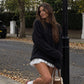 Boxy Cable Knit Sweater
