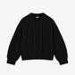 Boxy Cable Knit Sweater