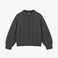 Boxy Cable Knit Sweater